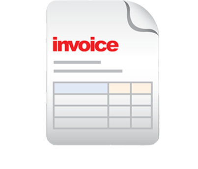 illustrated electronic invoice