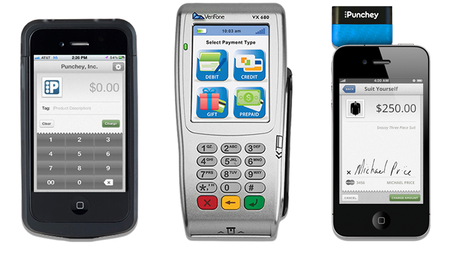 Linea Pro, Verifone and iDTech Shuttle devices